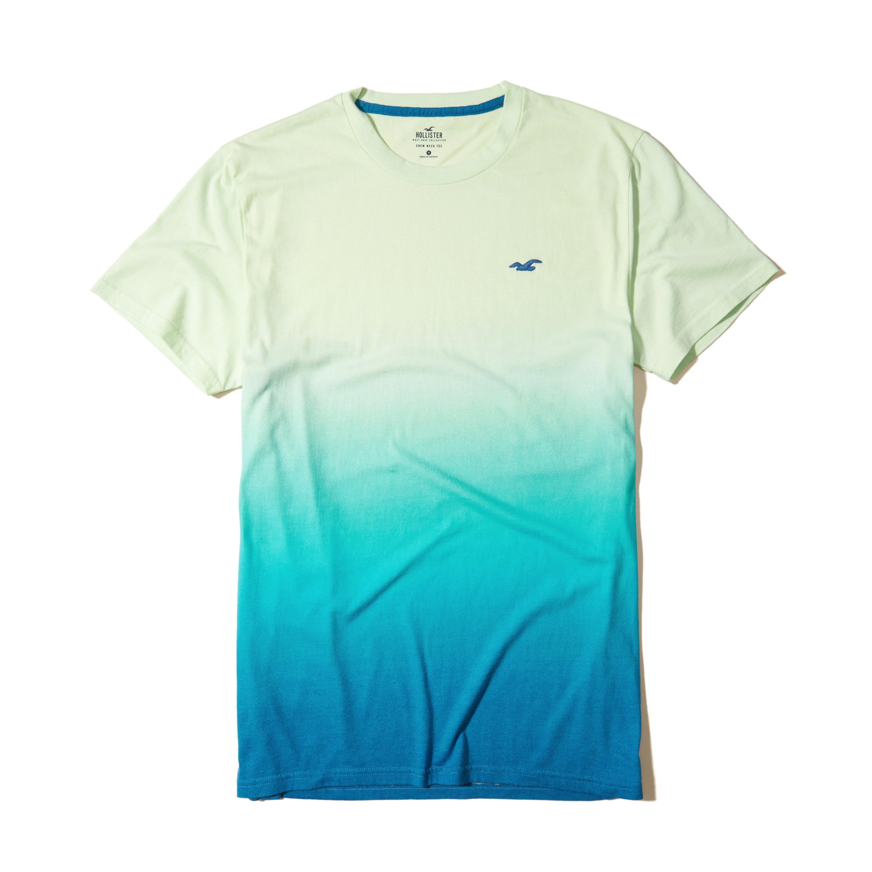 Hollister Musthave Ombré Crew Tshirt in Green for Men Lyst